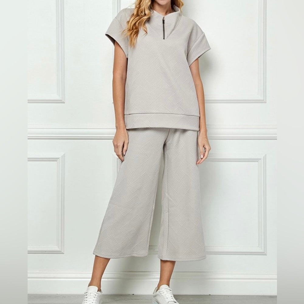 Textured 2 piece Lounge Set